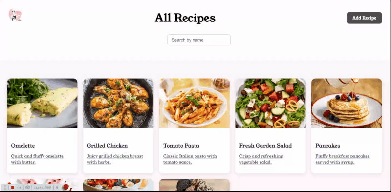 Recipe Manager